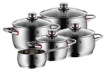 Wmf Quality One 5-PIECE Pot Set 07.7455.6380. Fixed Price $278.32.