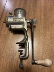 Vintage Universal No. 72 Meat Grinder- Clamp On Hand Crank Antique Food Prep. Fixed Price $35.00.
