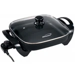 Brentwood 12" 1400W Nonstick Electric Skillet Glass Lid In Black. Fixed Price $54.68.