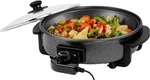 Electric Skillet And Frying Pan, 12" Round Cooker With Nonstick Coating. Fixed Price $40.30.