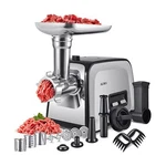Meat Grinder, Sausage Stuffer, 2800W Max Electric Mincer With Stainles.... Fixed Price $160.33.
