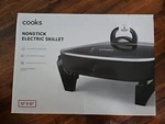 Cooks Nonstick Covered Electric Skillet Temperature Control 12X12 Black. Fixed Price $32.39.