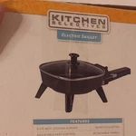 Kitchen Selective Electric Skillet With Glass Lid Small Mini 6X6 Nonstick Nib. Fixed Price $30.29.