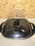 Bella 12" Electric Skillet Non-stick Fully Immersible TSK-2223AG. Fixed Price $13.99.
