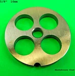 5/8" (16 Mm) Size #5 Plate Disc For Chefs Choice Meat Grinder Stainless Steel. Fixed Price $12.75.