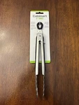 Cuisinart 9" Tongs Stainless Steel Soft Grip Handles-new. Fixed Price $15.00.