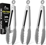 Mini Silicone Kitchen Tongs For Cooking 7-INCH Small Serving With. Fixed Price $15.85.