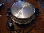 Webalco Electric Skillet Oil Core 11" Stainless W/ High Dome Lid #7209 159. Fixed Price $79.99.