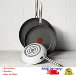 T-fal Ceramic Nonstick Frypan 3-PIECE Cookware Set 8" 10.5" 12" Skillet Gray. Fixed Price $70.99.