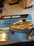 New Black & Decker Home 12" Electric Skillet Model SKG100 Open Box Nos Nib. Fixed Price $39.95.