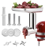 Favorkit Stainless Steel Food Grinder Attachment For Kitchenaid Mixers, Dishw.... Fixed Price $138.81.