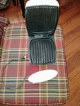 George Foreman GR-20 Electric Grill 820W 120V White Non-stick Portable Drip Tray. Fixed Price $45.00.