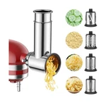 Stainless Steel Slicer Shredder Attachment For Kitchenaid Stand... Usa Fast Ship. Fixed Price $55.58.