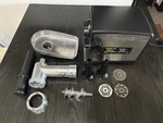 Waring Pro MG105 Electric Meat Grinder Stainless Steel W/ Sausage Stuffer. Fixed Price $40.00.