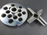 #52 X 3/4" 20 Mm Holes Stainless Meat Grinder Plate & Knife Hobart Biro Berkel. Fixed Price $161.45.