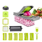 14-IN-1 Multifunction Food Vegetable Fruit Chopper Slicer Cutter Dicer Kitchen. Fixed Price $22.10.