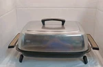 Vintage 1970'S Lektro Maid Miracle Model 3661 Electric Skillet West Bend. Fixed Price $52.50.