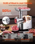 Electric Meat Grinder, 5 Lbs/min Capacity, Etl Listed. Fixed Price $142.89.