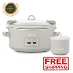 Crock-pot 7QT Slow Cooker Touch Control 4 Settings Locking Lid Digital. Fixed Price $59.99.