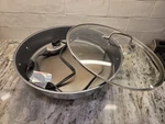 All-clad 7 Quart Electric Nonstick Skillet #SK492D50 W/ Lid & Power Cord.. Fixed Price $75.00.