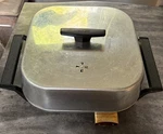 Vintage Sunbeam Electric Skillet Frypan & Lid Model Sml-b Tested Working. Fixed Price $35.99.