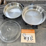 Electric Society Stainless Steel Automatic Skillet K7260 12" Liq Core. Fixed Price $71.97.
