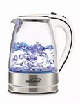 Brand New Brentwood 1.7 Liter KT-1900 Royal Glass Electric Tea Kettle (white). Fixed Price $37.99.