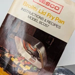 1970S Nesco Broiler Lid Fry Pan BC057 Manual Instructions & Recipes Binghamton. Fixed Price $14.88.