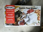 Vtg Nos Rival Electric Meat Food Grinder Chopper 2275 Wn Sausage Stuffer 200W. Fixed Price $50.00.
