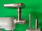 Smokehouse Chef Stainless Steel Meat Grinder For Kitchenaid With Stuffing Tubes. Fixed Price $205.70.