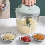 Manual Garlic Press Multi-function Vegetable Meat Chopper Grinder Kitchen Tool. Fixed Price $6.00.