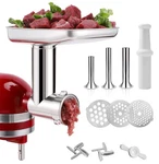 Kingeagle Food Grinder Attachment 11.42 X 7.68 5.32 Inches, Metal Silver. Fixed Price $152.36.