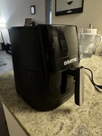 Gourmia Air Fryer Appliance Black Electric Powered Kitchen Cooking Unit. Fixed Price $14.99.