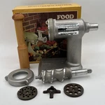 Kitchenaid Metal Food Grinder Attachment - Model Fg Original Box. Fixed Price $74.00.