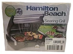 Hamilton Beach Electric Indoor Searing Grill Stainless Steel 25360 New Sealed. Fixed Price $69.88.