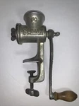 Vintage 50 Climax Cast Iron Meat Grinder Food Chopper- Lf &c-new Britain, Conn. Fixed Price $25.00.