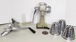 Vtg Sears Meat Grinder Food Chopper Avocado Green With Accessories. Fixed Price $50.00.