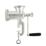 Chard HG-8, #8 Hand Grinder, Silver, Tin-coated Cast Iron. Fixed Price $44.63.