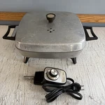 Vintage Pesto Lady Casco Automatic Electric Fry Pan - Tested Immersible. Fixed Price $31.99.
