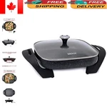 The Electric Skillet 12" X Rock.tec Non-stick 1200W Power. Fixed Price $79.15.