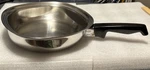 West Bend Aristo-craft 1.5 Qt 9.5 X2 Skillet Stainless No Lid Mcm Cookwar. Fixed Price $33.25.