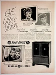 Ge Ultra-vision Black-daylite Tv Lucille Ball Desi Arnaz 1952 Magazine Ad. Fixed Price $17.10.
