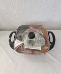 Copper Chef Electric Skillet 12" X Simmer Saute Steam & Fry Countertop. Fixed Price $50.00.