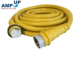 Amp Up 50A 125/250V X 50' Marine Shore Power Boat Cord Yellow Volt Foot Ft. Fixed Price $364.99.