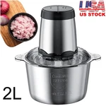 300W Food Processor 2-SPEED Chopper Electric Meat Grinder Stainless Steel. Fixed Price $23.99.
