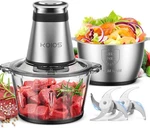500W Food Processor Meat Chopper 16 Cup 2 Bowls Electric Grinder Black. Fixed Price $51.42.