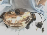 Saladmaster 12" Electric Skillet 7256 Stainless Steel. Fixed Price $225.00.