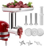 Kingeagle Food Grinder Attachment For Kitchenaid Mixers,stainless Steel Dishwash. Fixed Price $182.23.