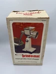 Vtg Rival Grind-o-mat 303 Sh White Neat Grinder/food Chopper Manual Suction Cup. Fixed Price $45.00.