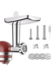 Stainless Steel Meat Grinder Attachment For Kitchenaid Stand Mixers. Fixed Price $65.95.